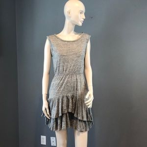 NWT Rebecca Taylor Gray Tank Dress Sz Med